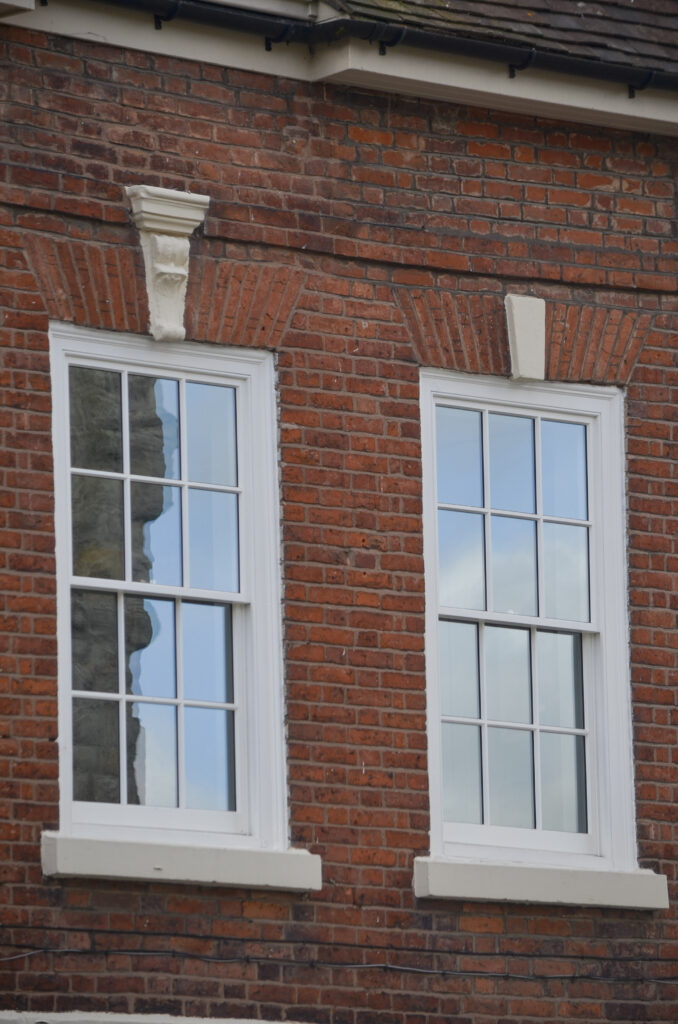 how to clean sash windows